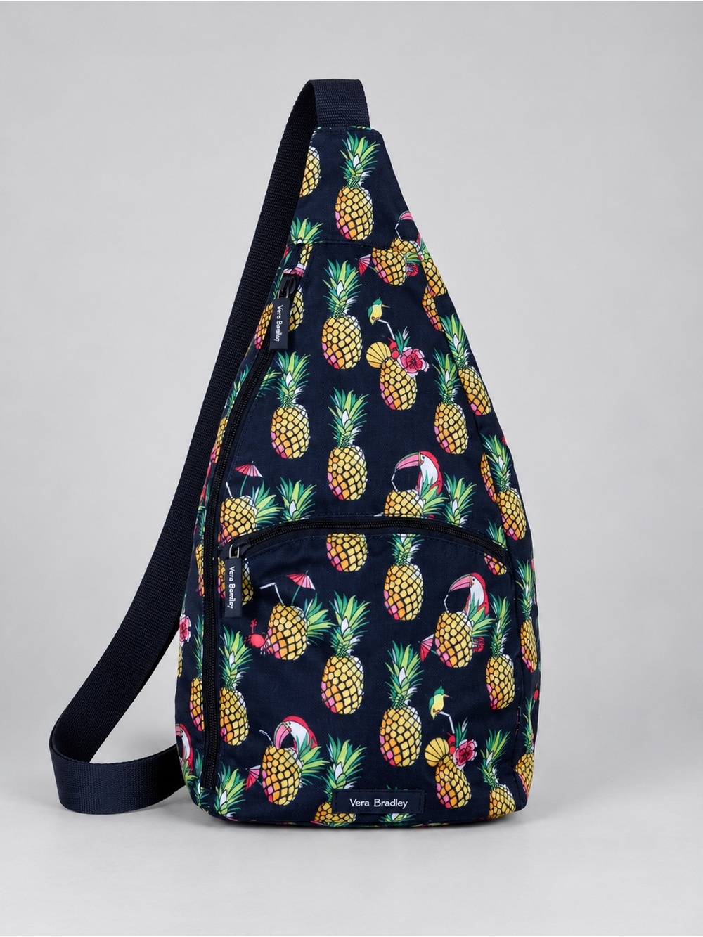 Vera Bradley Toucan Party Pineapple Sling Back Pack Bag